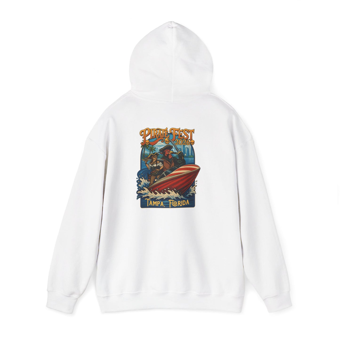 Yerba Wear | Pirate Season 2026 | Retro Speedboat Graphic Hoodie