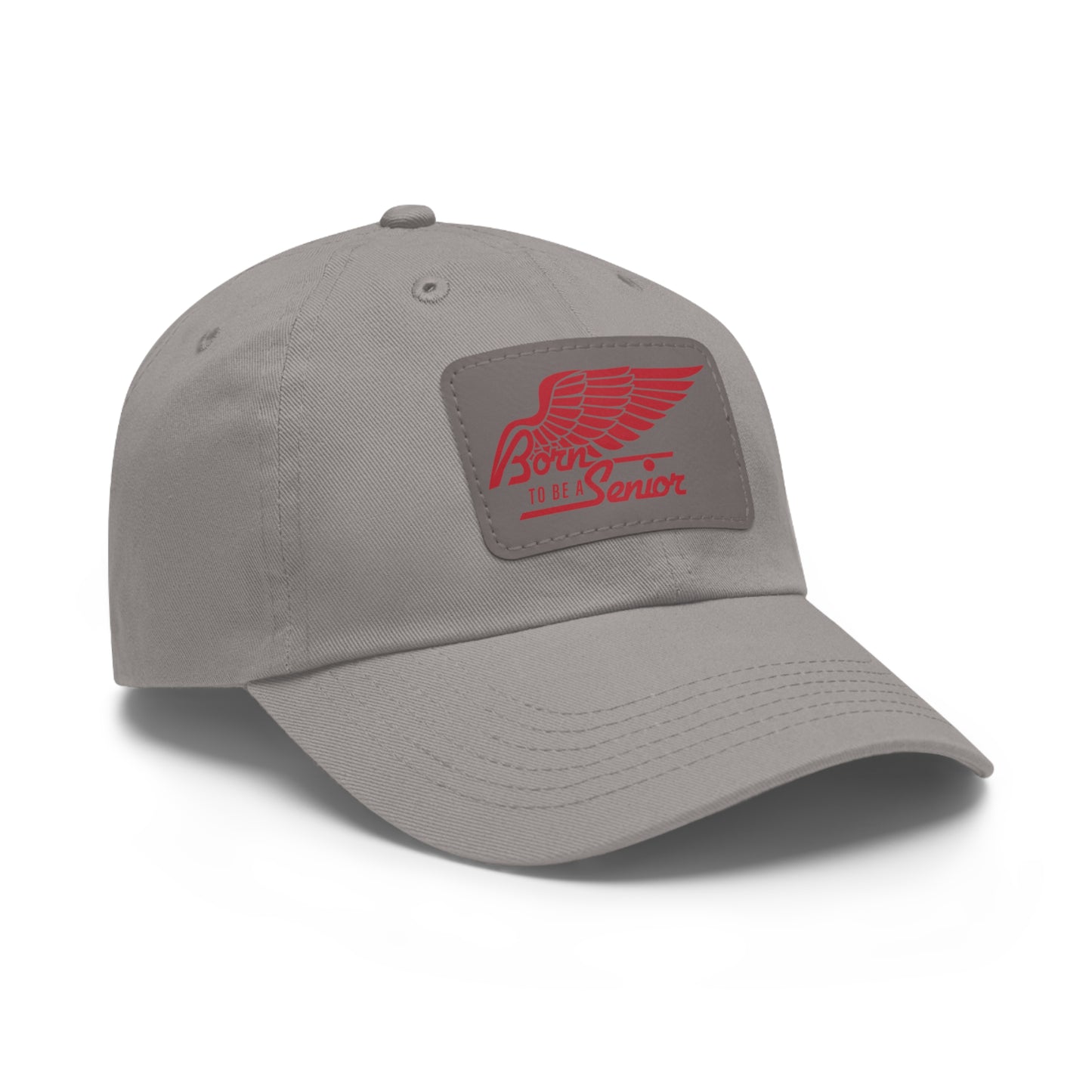 Born To Be a Senior | Logo Hat with Leather Patch