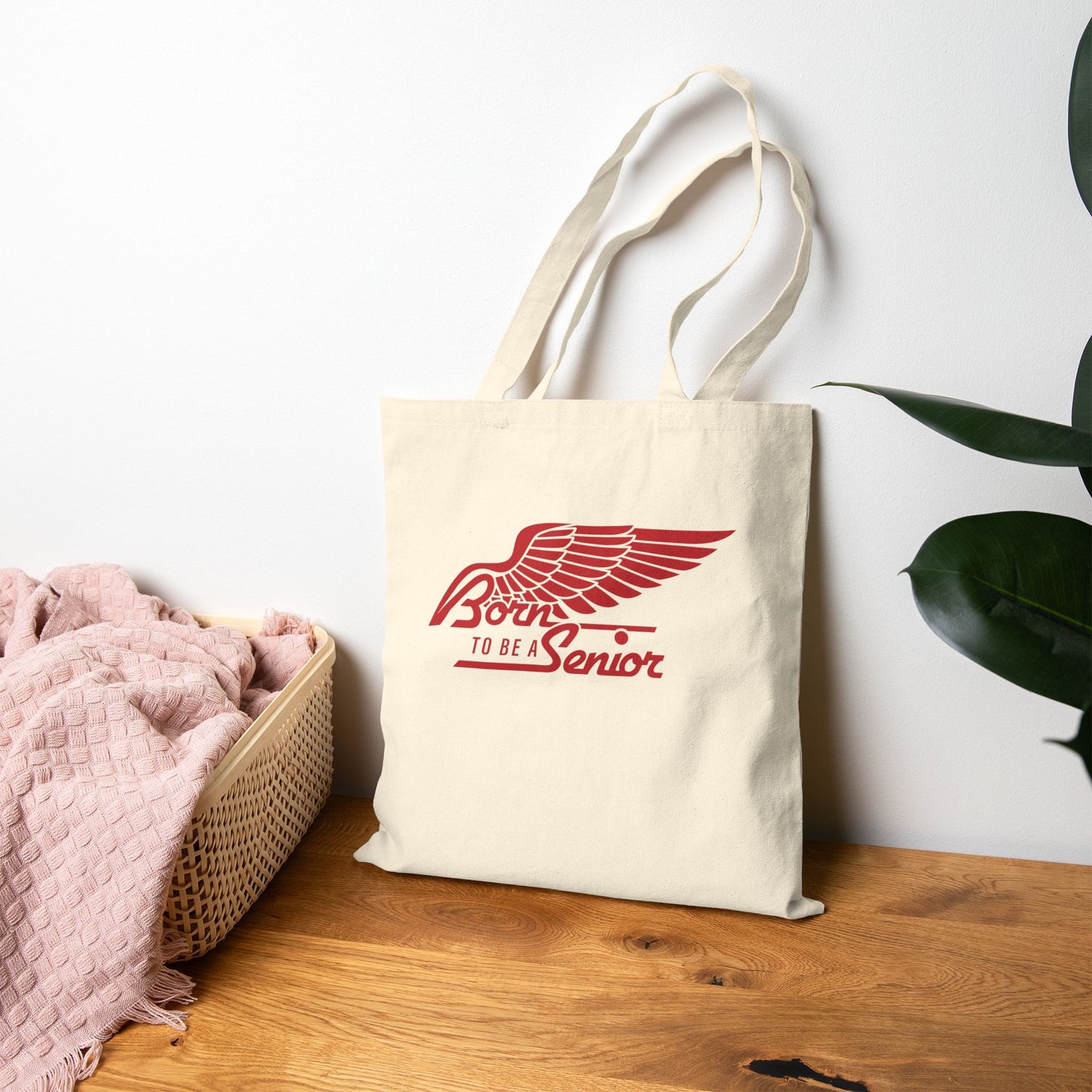 Born To Be a Senior | Community Support Cotton Tote