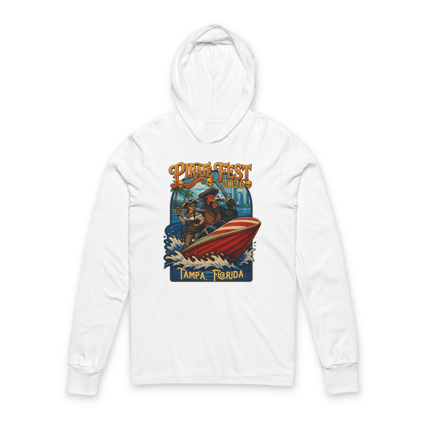 Yerba Wear | Pirate Season 2026 | Hooded Long Sleeve Tee