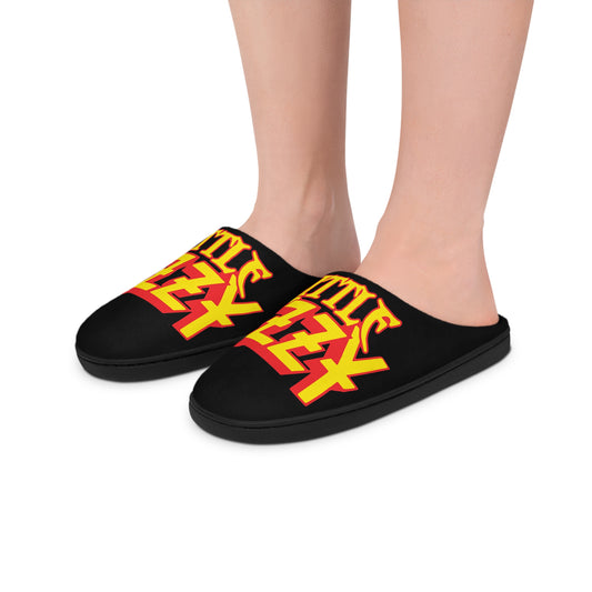 Little Ozzy | Indoor Slippers | Retro Flame Logo Slip-Ons
