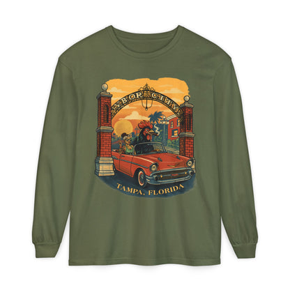 Yerba Wear | Ybor City Street-Rooster Long Sleeve