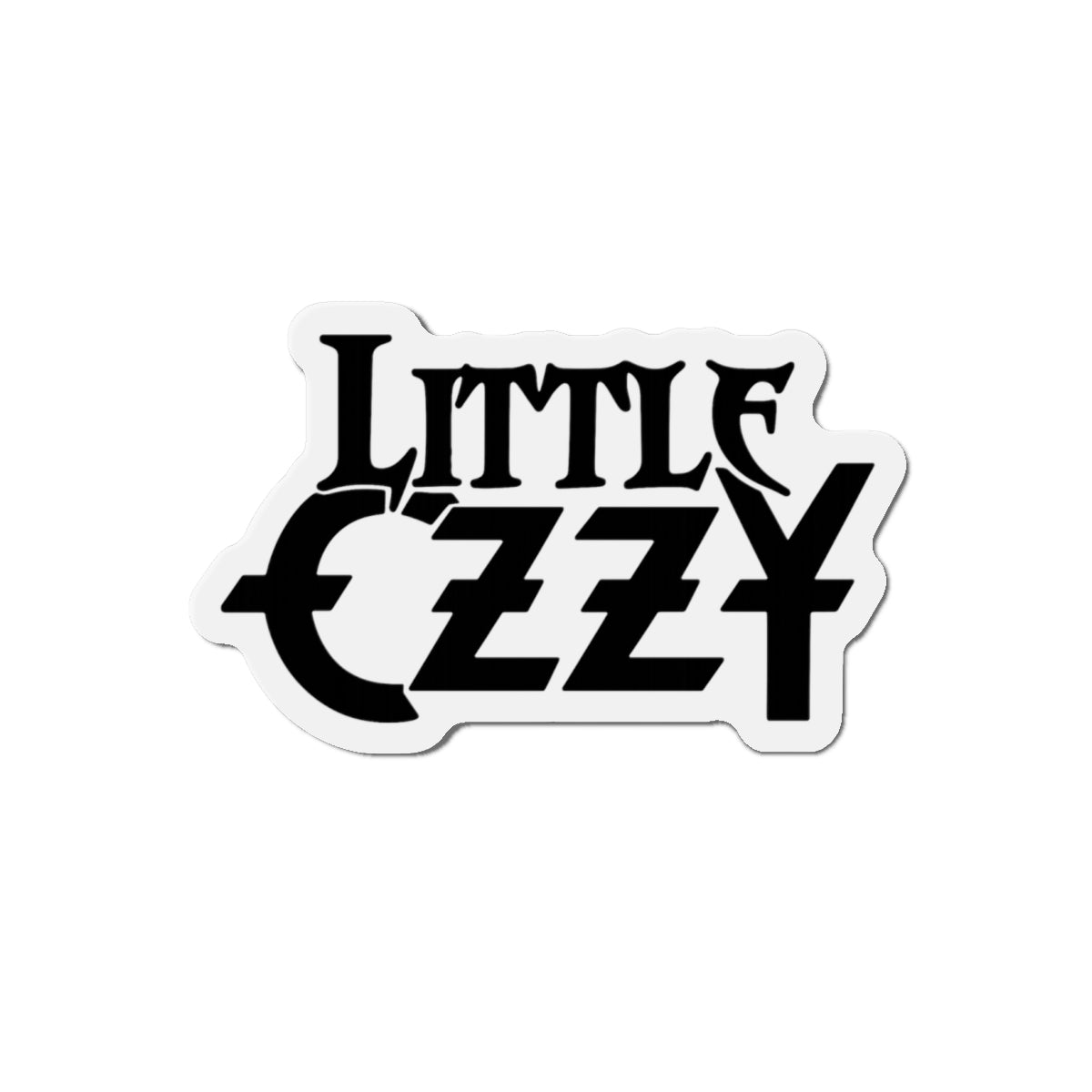 Little Ozzy | Die-Cut Logo Magnet | Retro Rock Fridge Magnet
