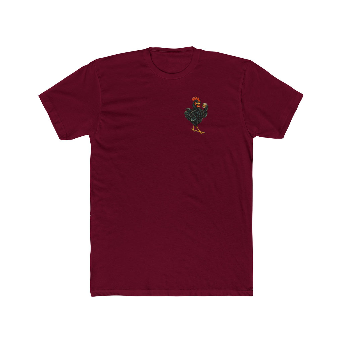 Whisky Business | Whisky-Drinking Rooster T-Shirt