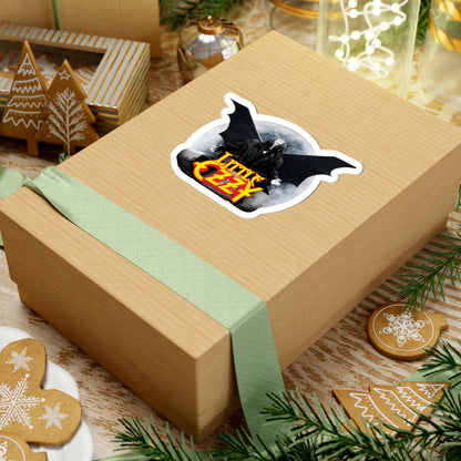 Little Ozzy | Indoor Kiss-Cut Sticker | Bat Moon Rock Art