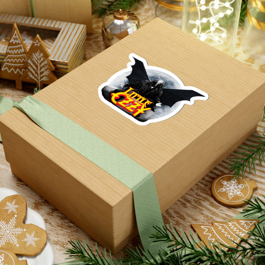 Little Ozzy | Indoor Kiss-Cut Sticker | Bat Moon Rock Art