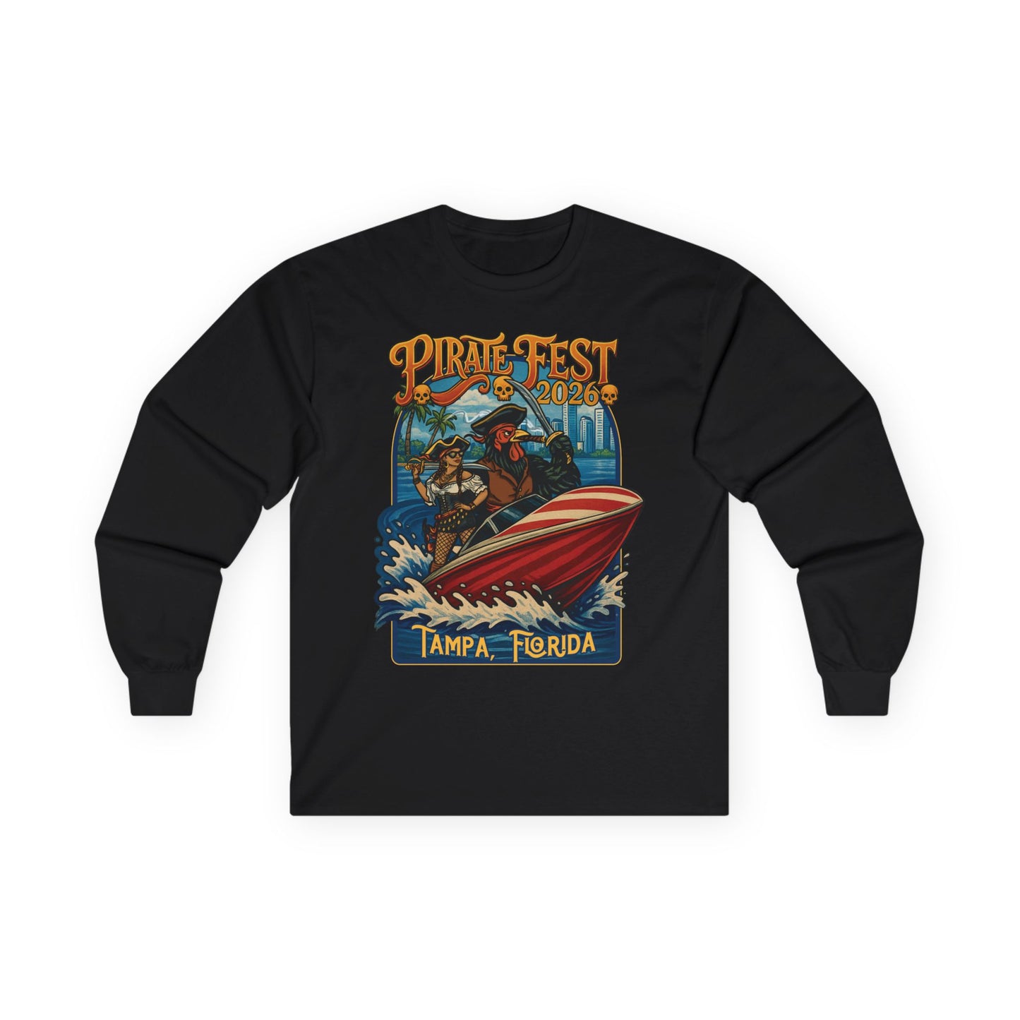 Yerba Wear | Pirate Season 2026 | Tampa Bay Long Sleeve Tee