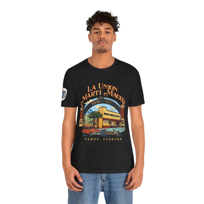 Camiseta con la obra de arte de La Unión Martí Maceo de YerbaWare
