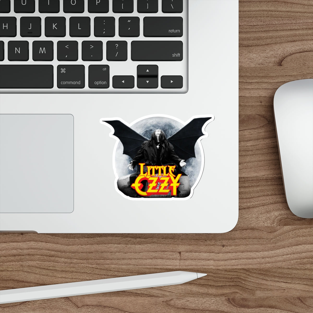 Little Ozzy | Outdoor Die Cut Sticker | Gothic Rock Logo