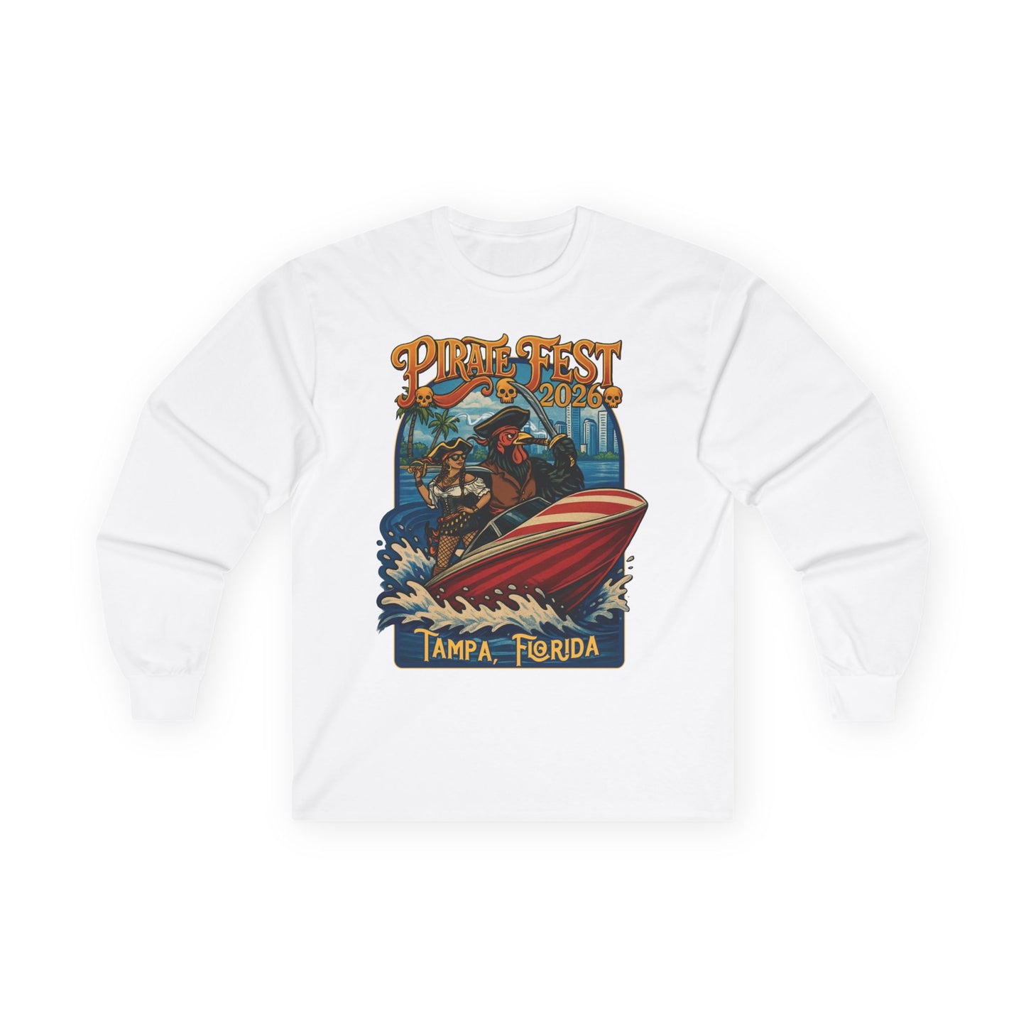 Yerba Wear | Pirate Season 2026 | Tampa Bay Long Sleeve Tee
