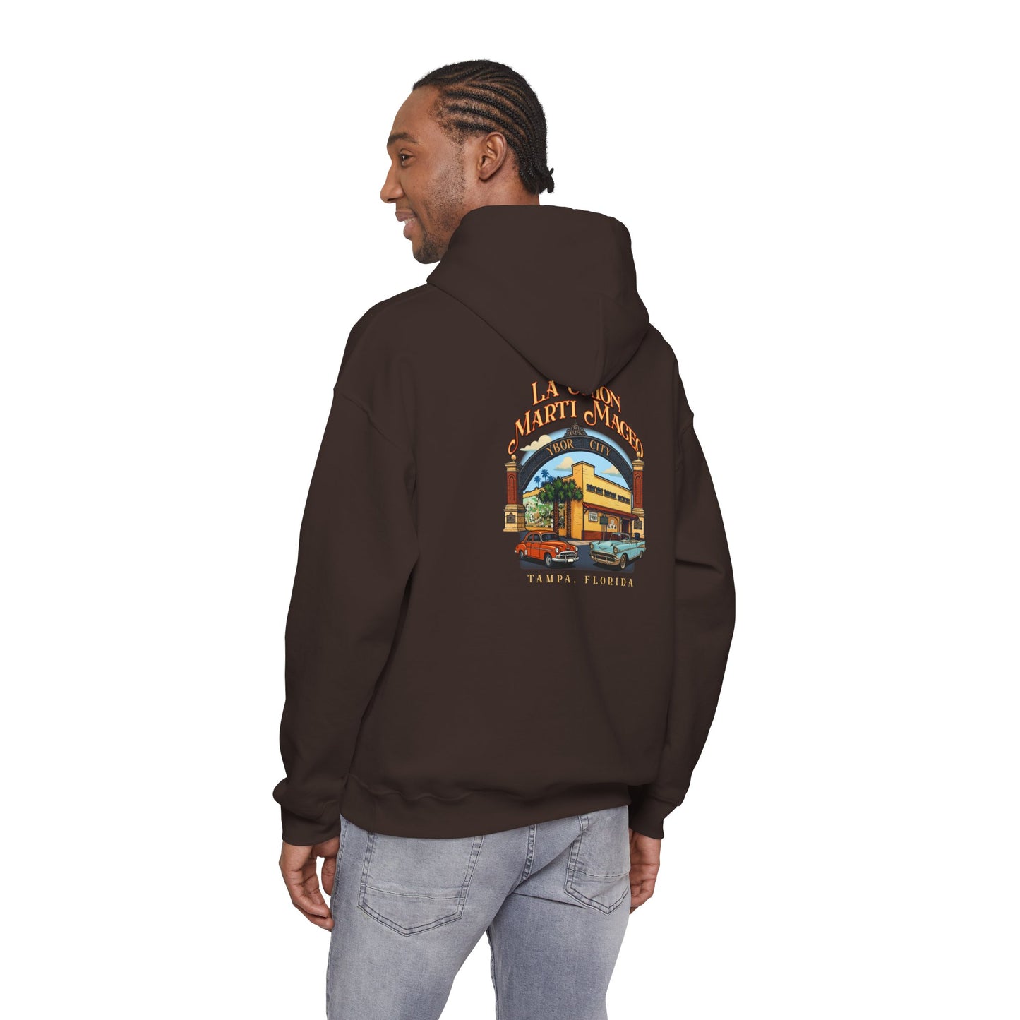 Marti Maceo Heritage Hoodie | Afro-Cuban History in Ybor City