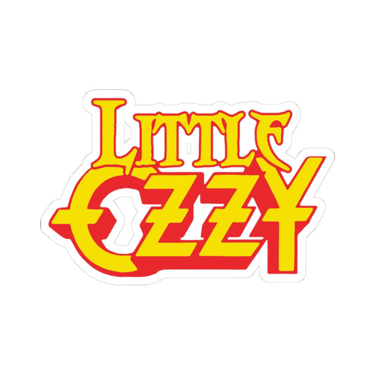 Little Ozzy | Indoor Kiss-Cut Sticker | Retro Rock Logo