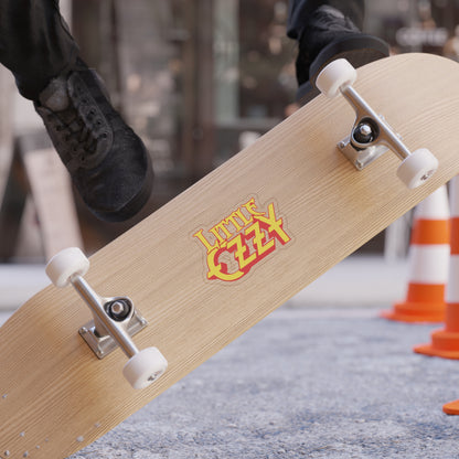 Little Ozzy | Outdoor Die Cut Transparent Sticker | Retro Rock Logo