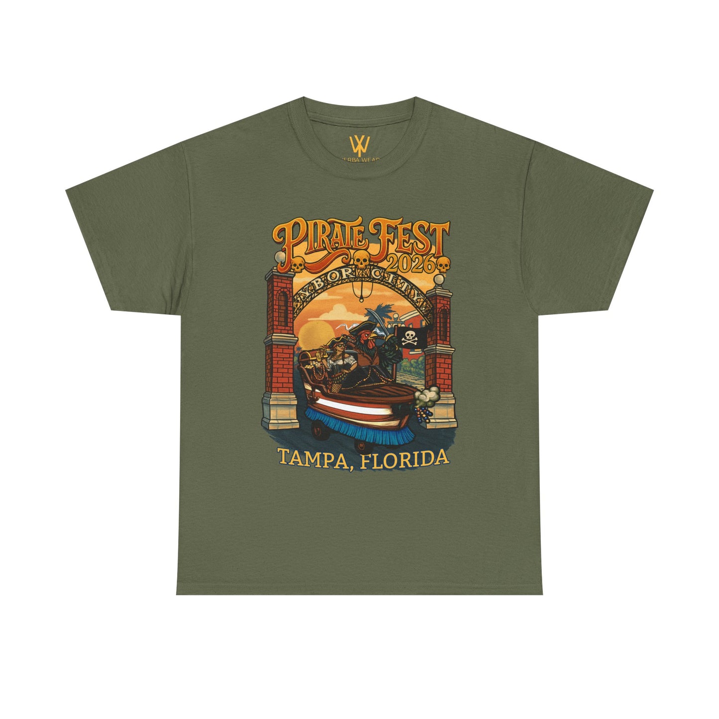 Yerba Wear | Gasparilla Pirate Heritage | Short Sleeve Tee