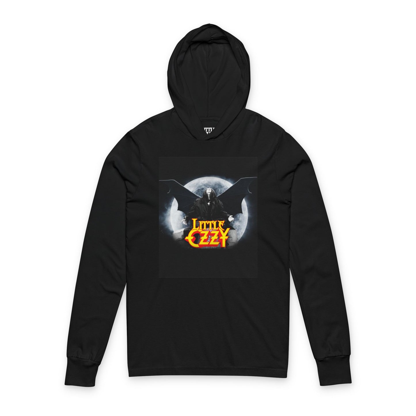 Little Ozzy | Moonrise Bat Hooded Long Sleeve Shirt