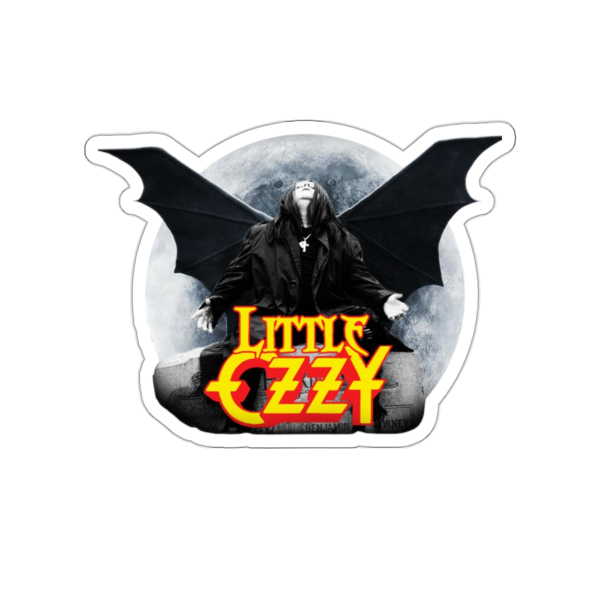 Little Ozzy | Outdoor Die Cut Sticker | Gothic Rock Logo
