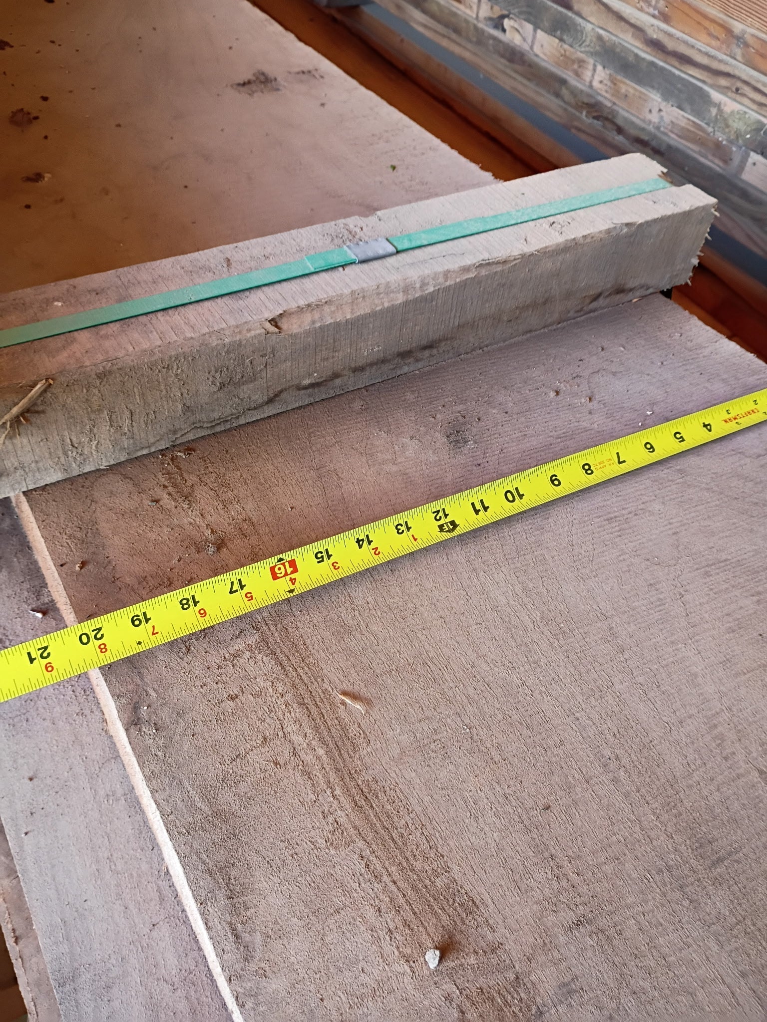 Black walnut wood grain close up