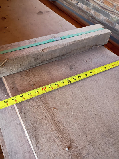 Black walnut wood grain close up