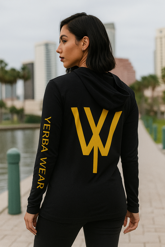 Yerba Wear | Freedom in Motion Hooded Long Sleeve Tee