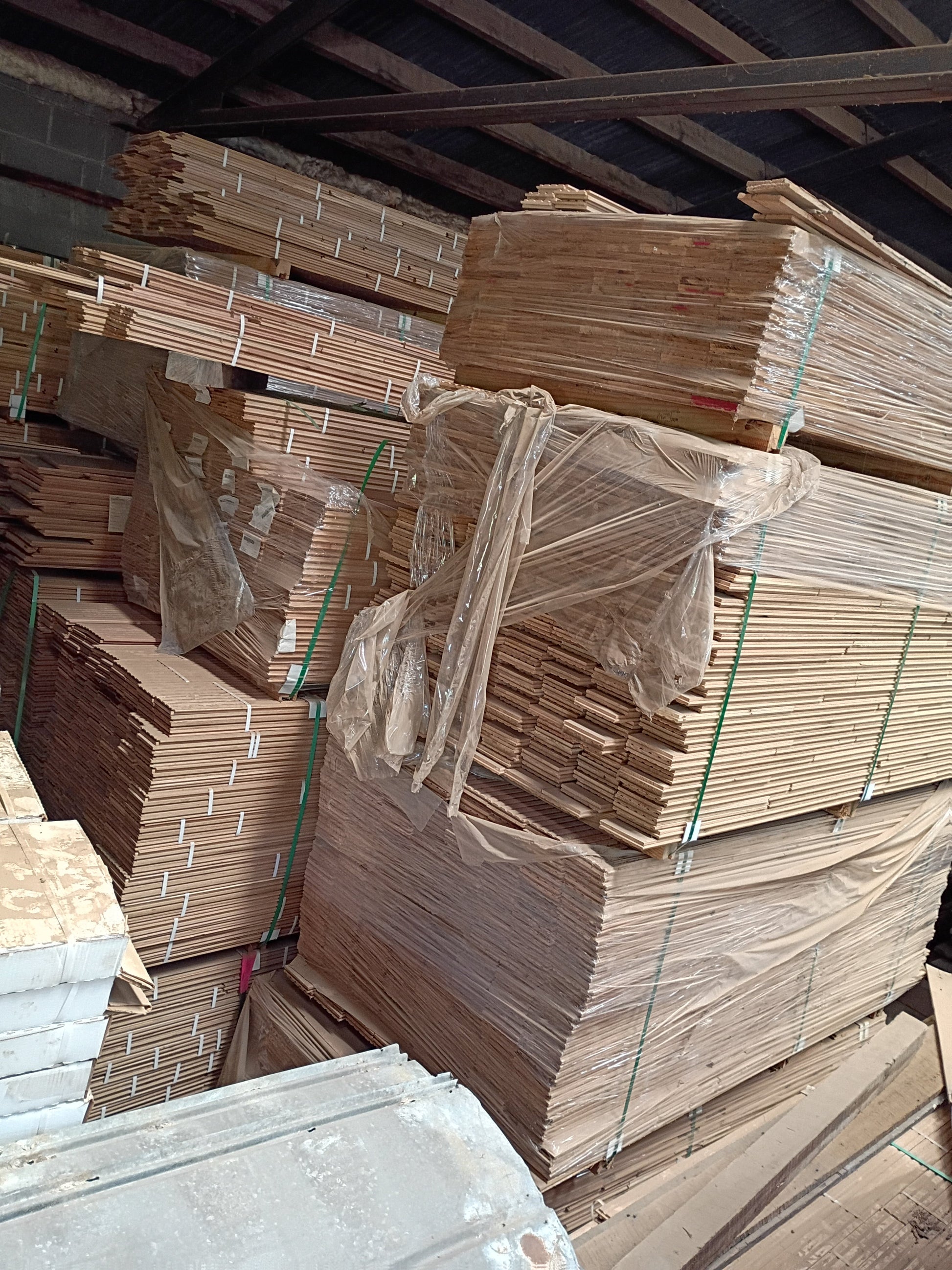 Engineered white oak wide plank reclaimed flooring