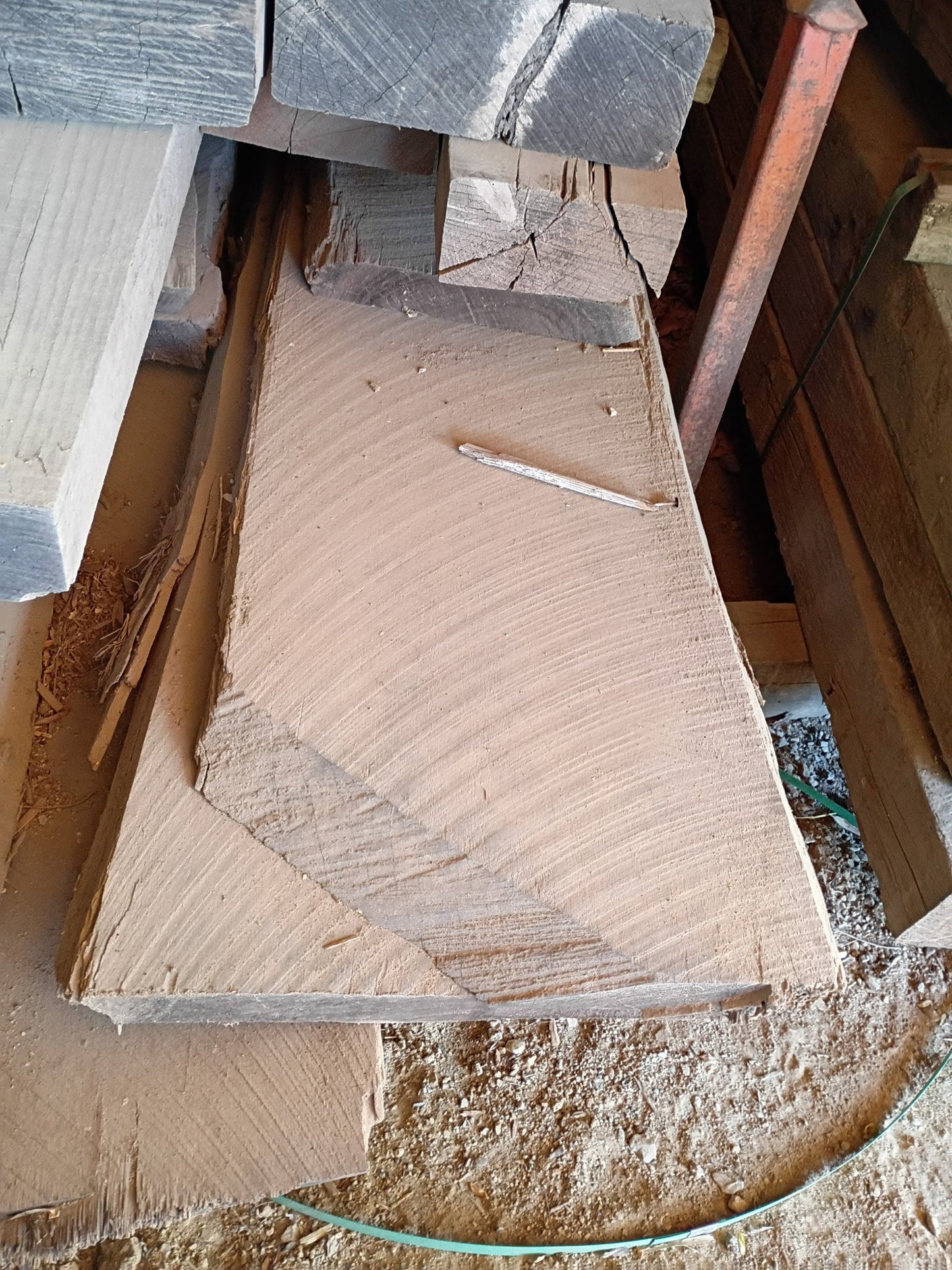 Live edge black walnut slab reclaimed