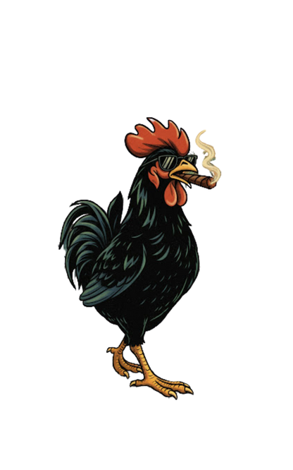 Yerba Wear | Infant Rib Bodysuit | Ybor Rooster