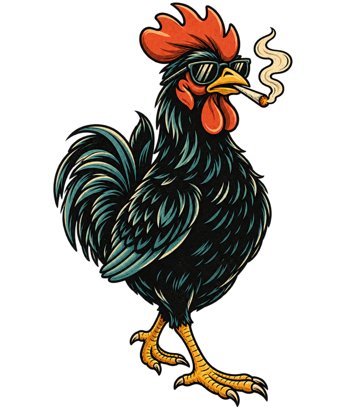 You Can Call Me Jay | Joint-Smoking Rooster T-Shirt
