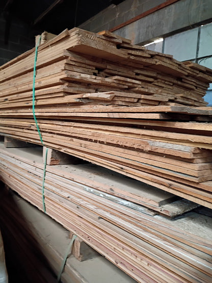 Western cedar paneling 3/8 inch thick reclaimed