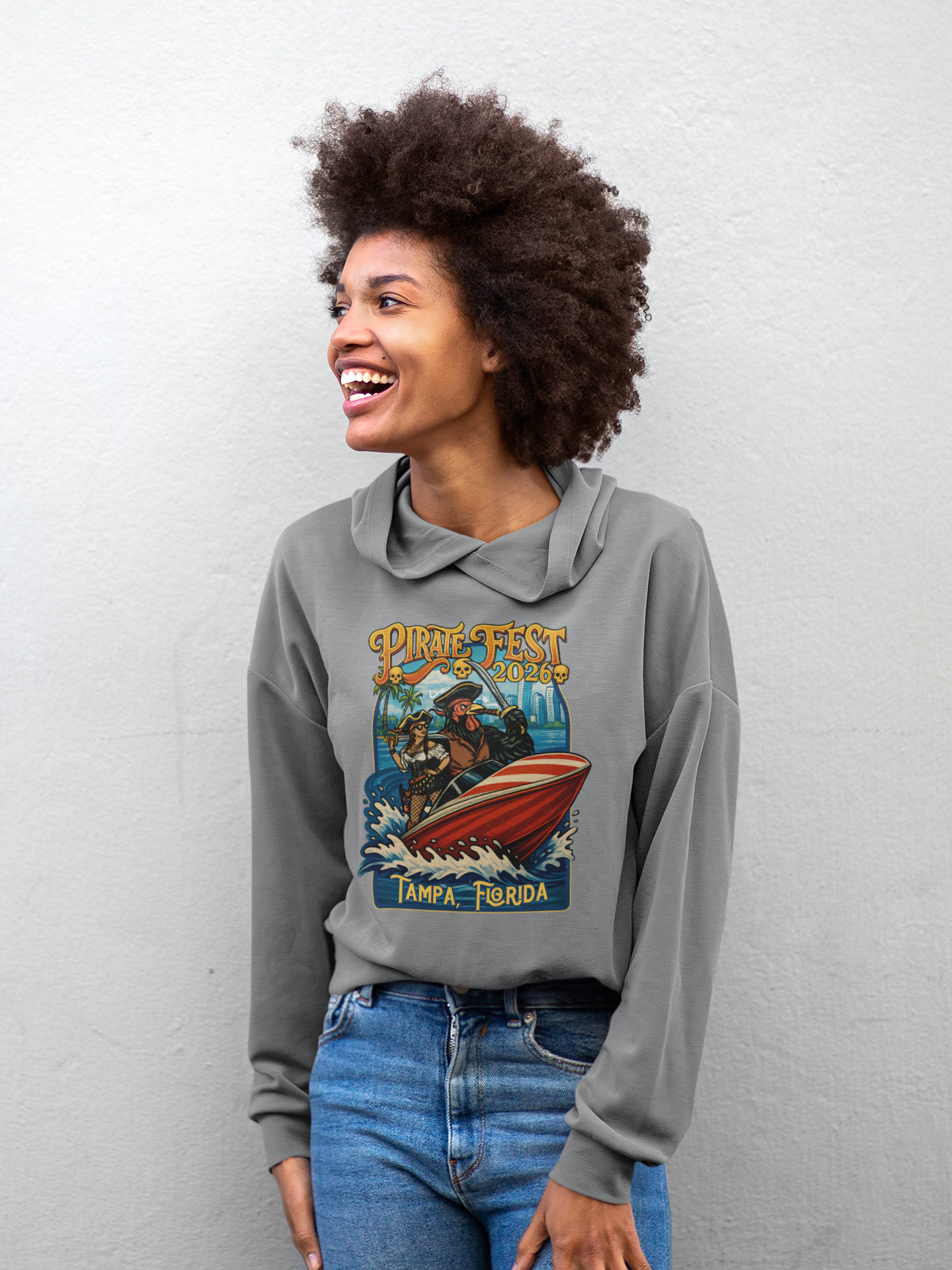 Yerba Wear | Pirate Season 2026 | Hooded Long Sleeve Tee