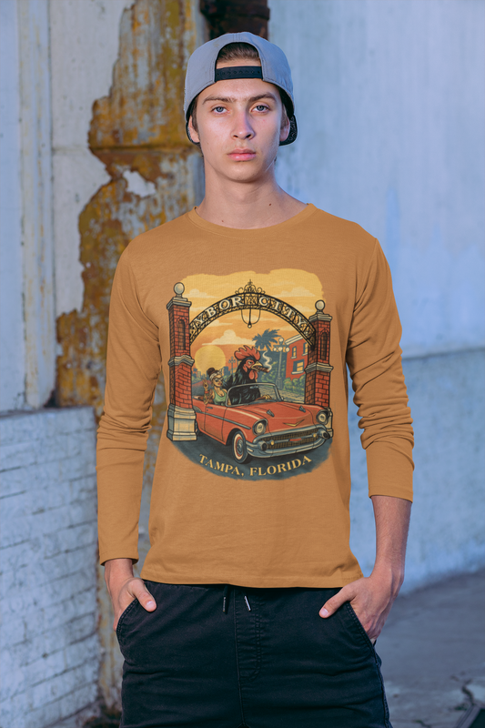 Yerba Wear | Ybor City Street-Rooster Long Sleeve
