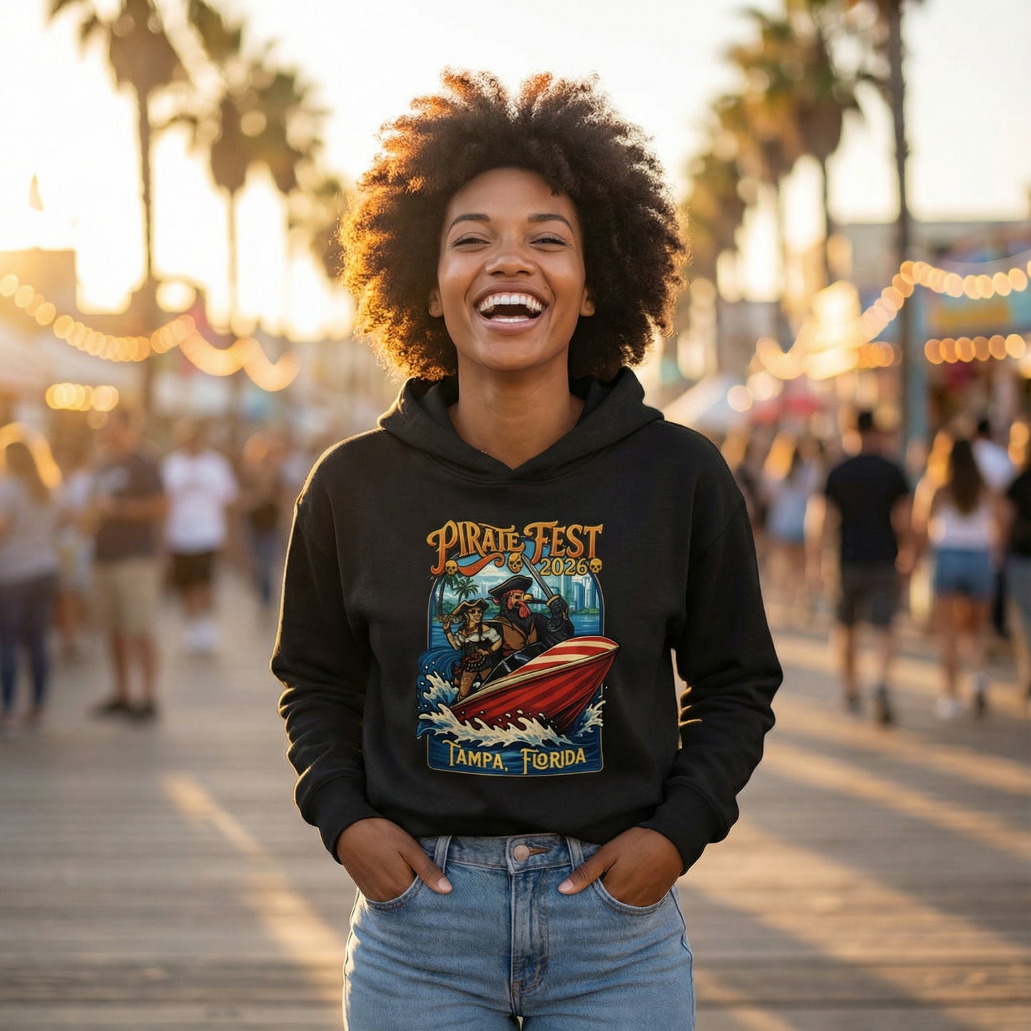 Yerba Wear | Pirate Season 2026 | Hooded Long Sleeve Tee