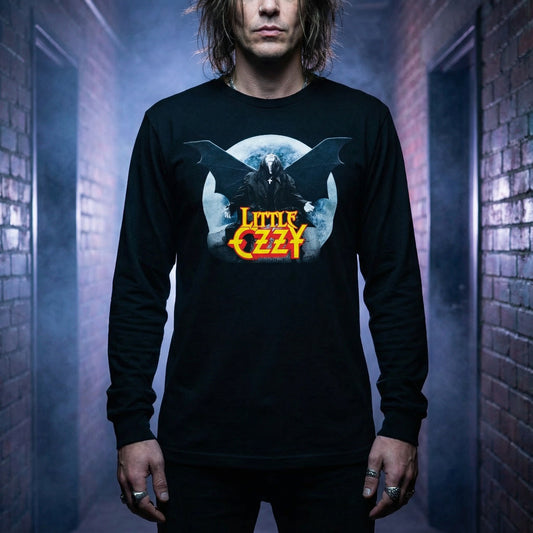 Little Ozzy | Moonrise Bat Long Sleeve T Shirt