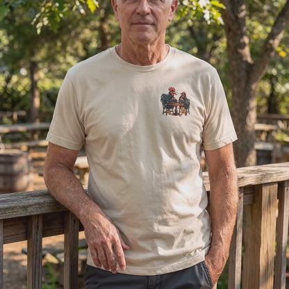 High Stakes, Low Clucks | Poker Chicken T-Shirt