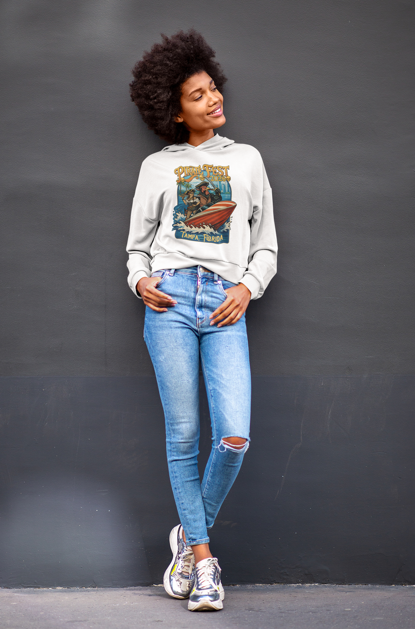 Yerba Wear | Pirate Season 2026 | Hooded Long Sleeve Tee
